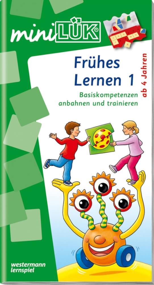 Thumbnail - Minilük Frühes Lernen 1, Lernheft, 29 Seiten, Von 4 - 6 Jahren