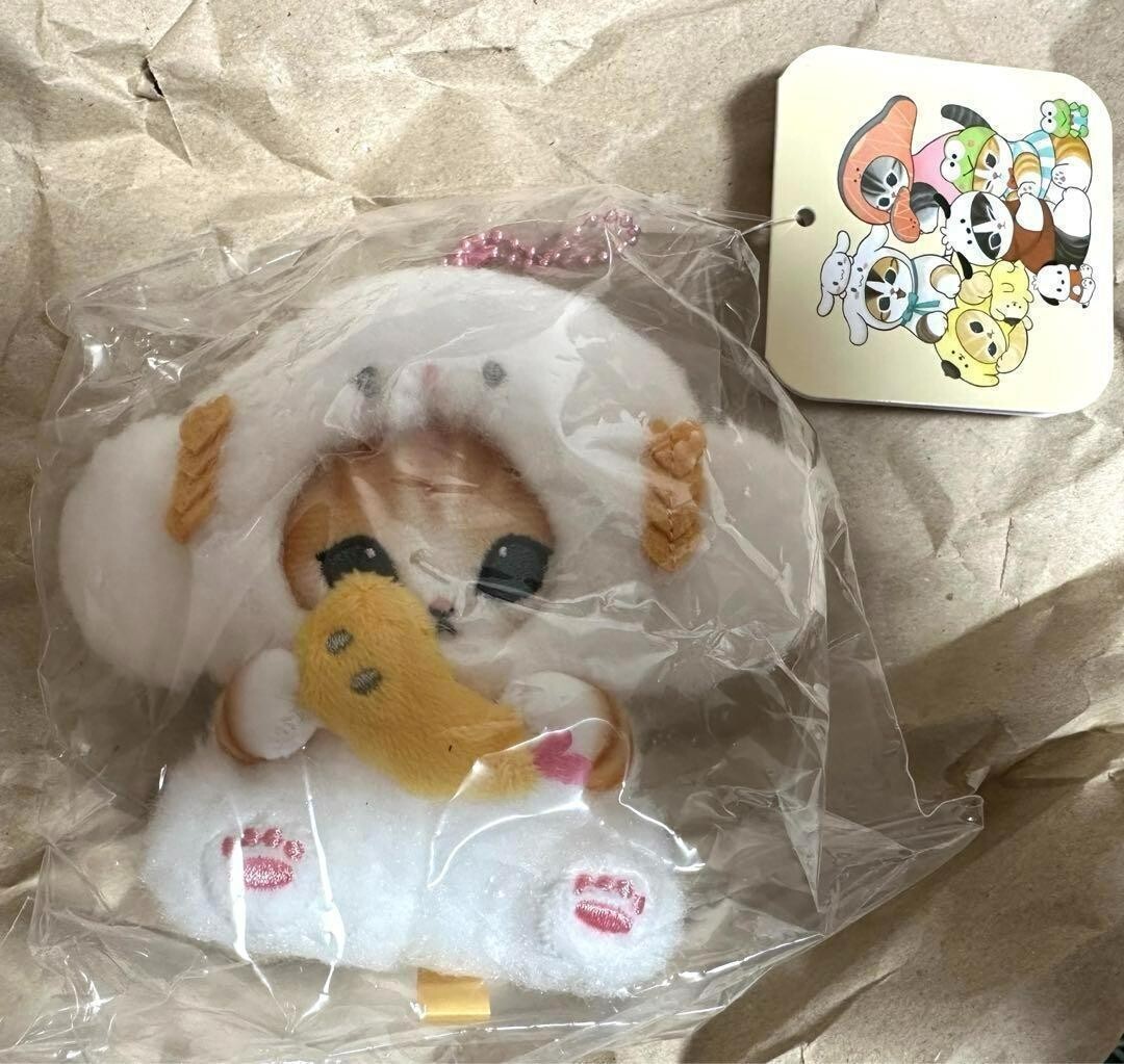mofusand × Sanrio Characters Plush Mini Mascot Key Chain Cogimyun