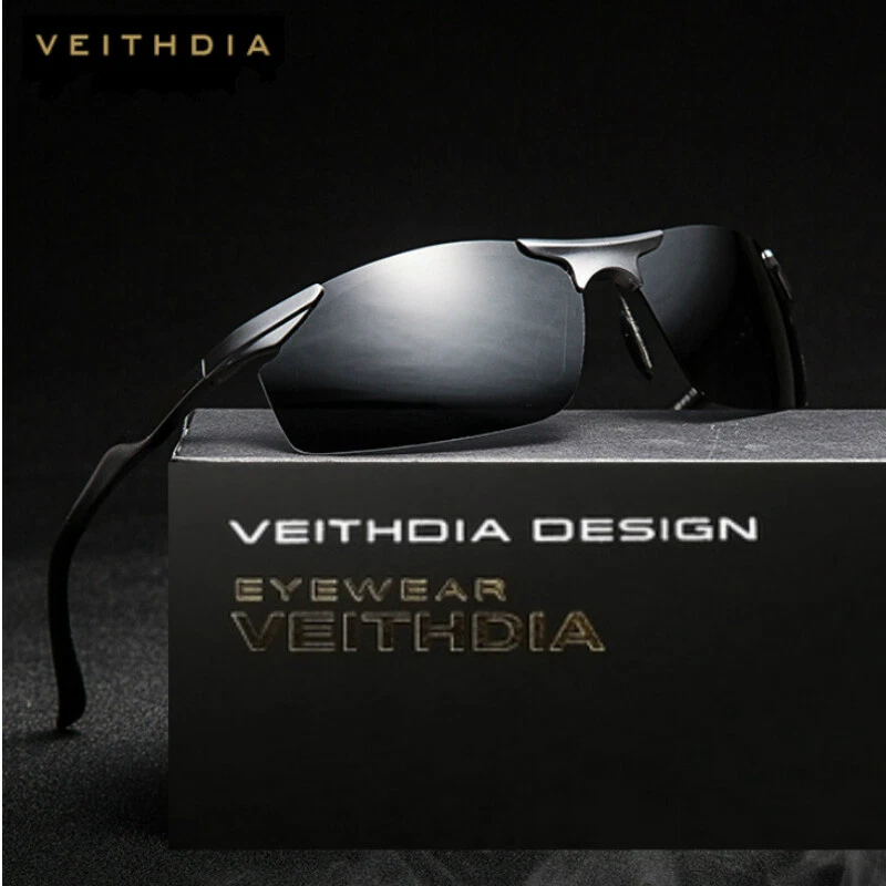VEITHDIA Aluminum HD Polarized Sunglasses Men Driving Sports Fishing Sun Glasses - Image 3 of 4