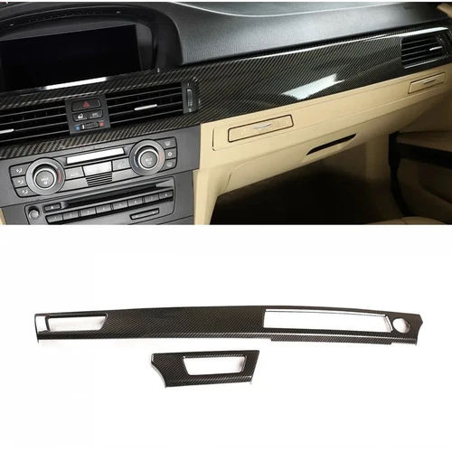 Cubierta interior de fibra de carbono ABS apta para BMW Serie 3 Sedán E90 2005-2012 - Imagen 5 de 39
