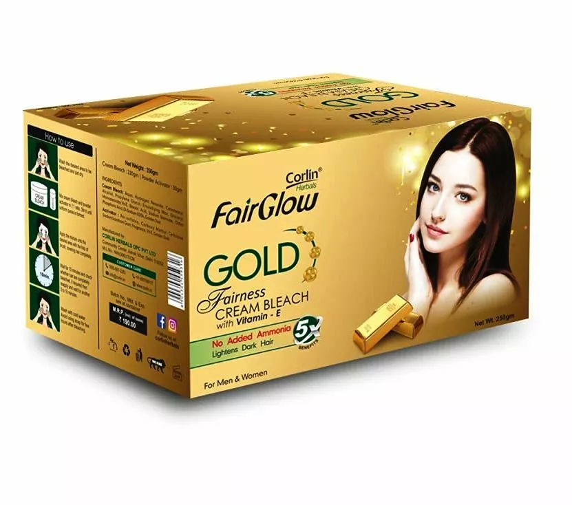Corlin Herbal Fair Glow Gold Fairness Cream Bleach For Men