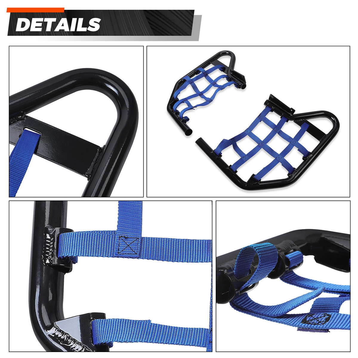 Raptor 700 Nerf Bars Tusk Comp Series Nerf Bars Black With