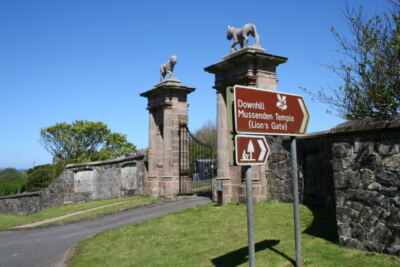 Foto 6x4 Löwentor, Eingang Mussenden Tempel Castlerock um 2009