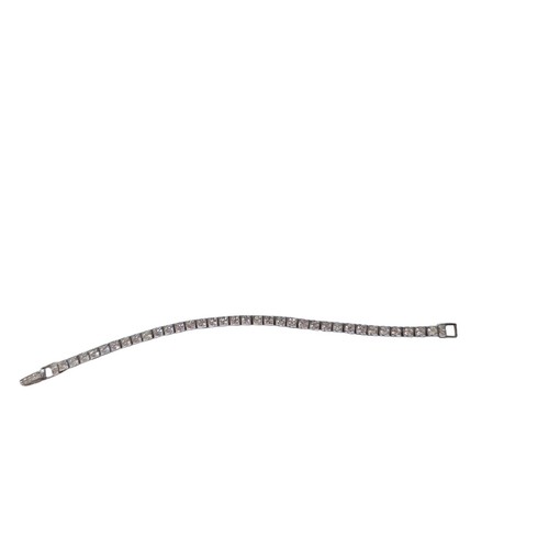 Pulsera Otis Sterling Flexible En Línea De Colección Firmado Para Boda Formal - Imagen 2 de 8