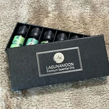 Premium essential oils set of six bottles 0.33 oz
