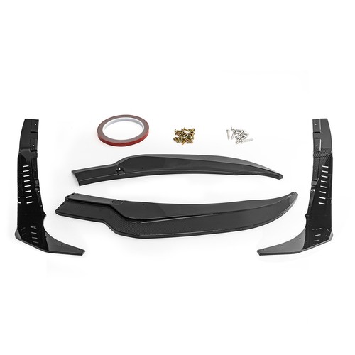 Divisor de labios delantero Carbon Look para Corvette C7 Z06 etapa 4 + winglets laterales - Imagen 8 de 14