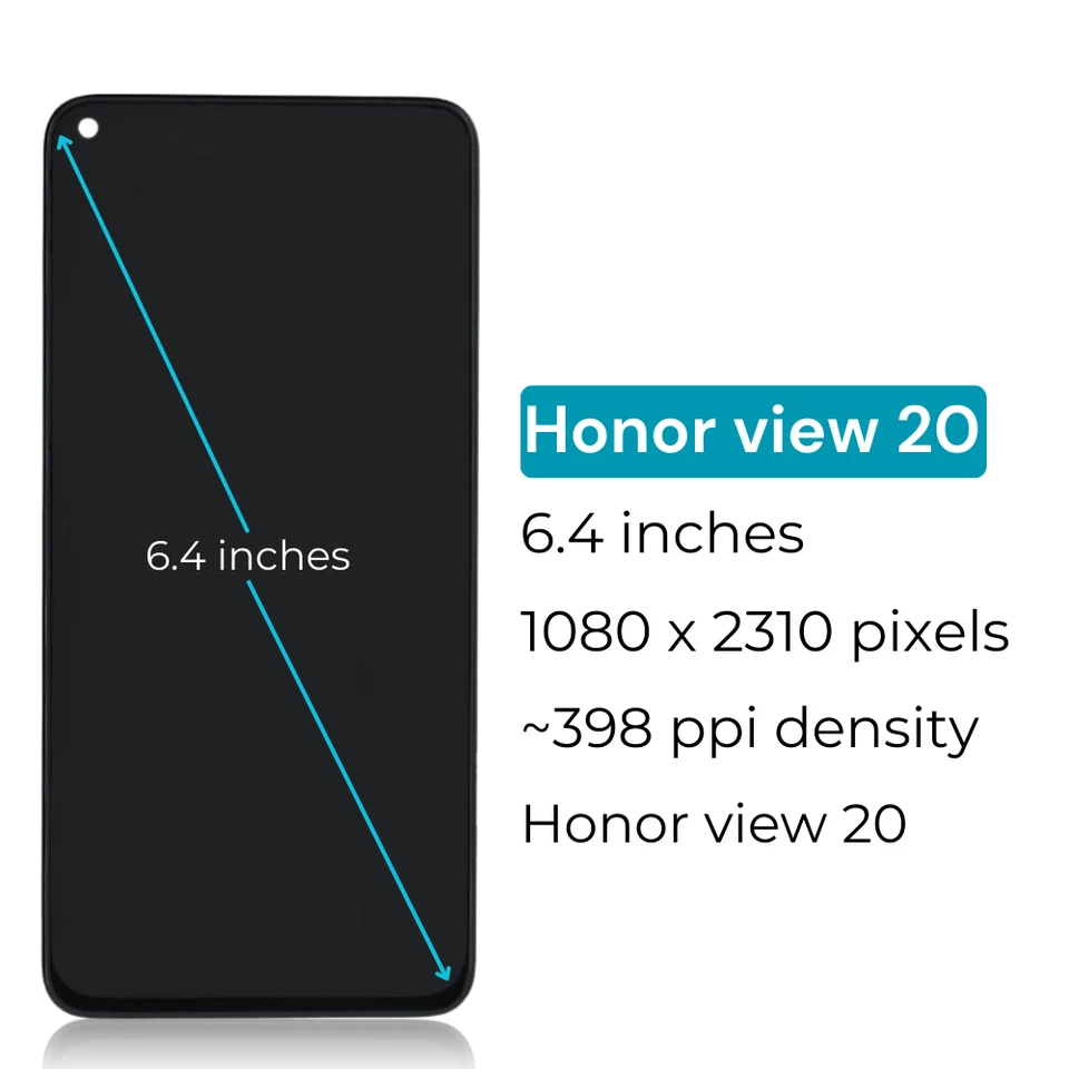 Brand New Huawei Honor View 20 Replacement LCD Screen Display Touch Digitizer - Image 3 of 4
