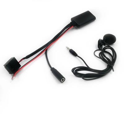 6000CD Bluetooth Audio AUX Adapter Calling Handsfree Microphone Cable Ford Focus