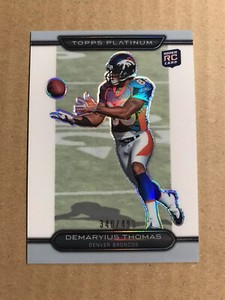 2010-DEMARYIUS-THOMAS-TOPPS-PLATINUM-REFRACTOR-499-BRONCOS-JETS-ROOKIE-RC-101