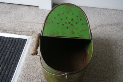 goujonnière vintage en ZINC matériel de PÊCHE vintage