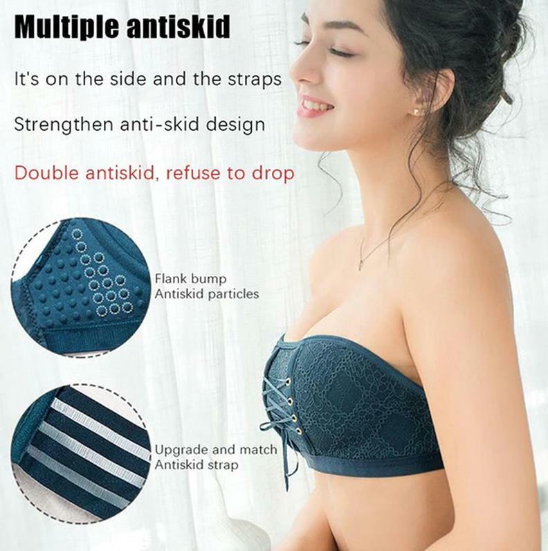 Womens Multiway Strapless Padded Lace Bra Push Up Underwire Halter Backless  - Simpson Advanced Chiropractic & Medical Center