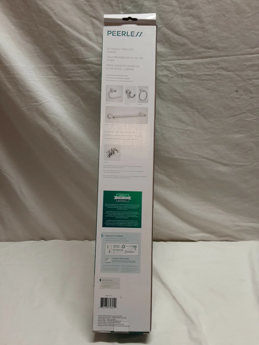 Peerless double towel bar sale