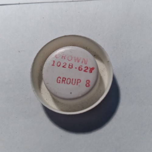 NOS ORIGINALE BULOVA ACCUTRON CORONA GIALLO #102B62Y, resistente all'acqua b41#4 - Foto 2 di 5