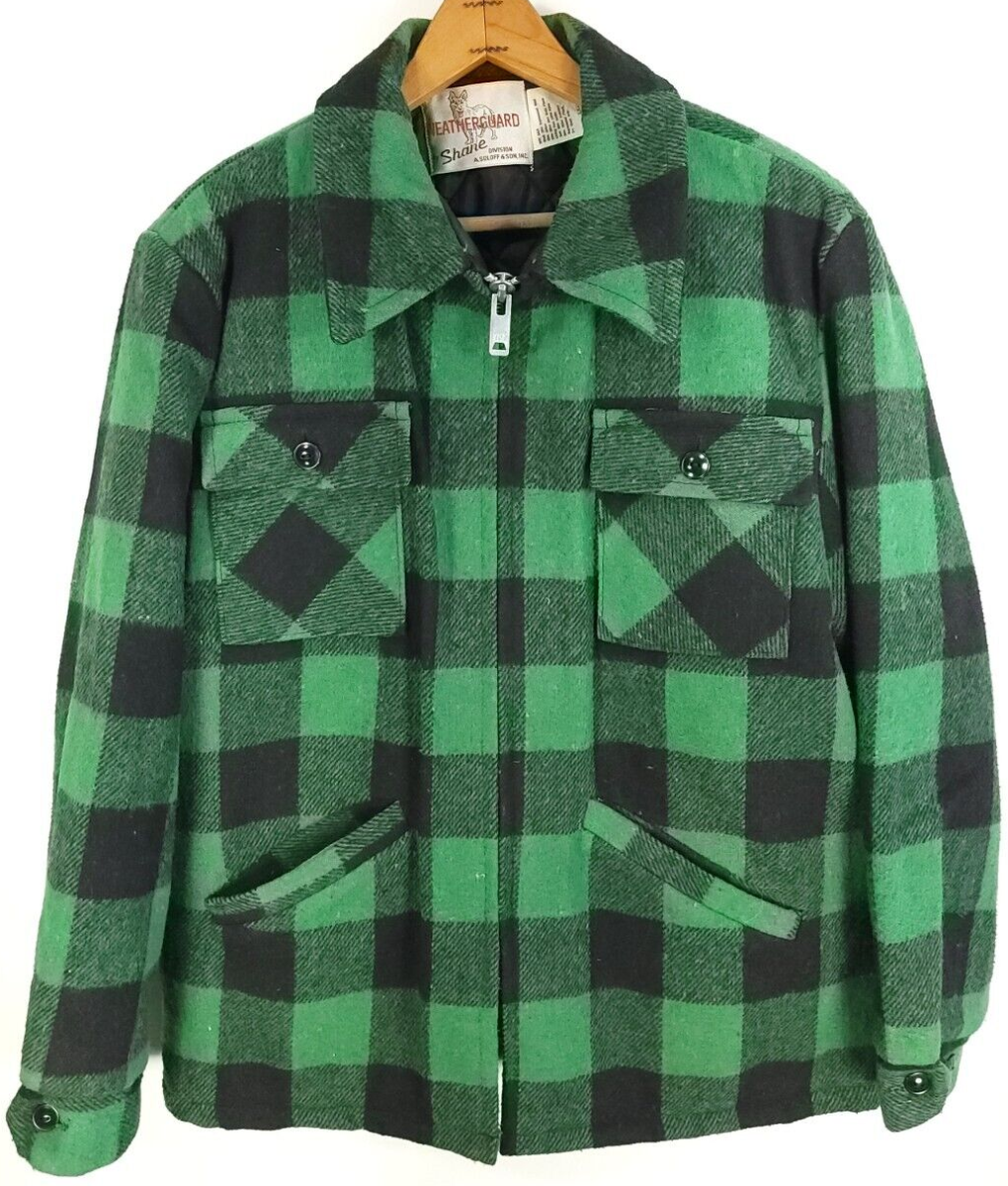 Vtg Weatherguard By Shane Long Sleeve Zip Front Jacket Large Vtg Weatherguard By Shane Long Sleeve Zip Front Jacket Large