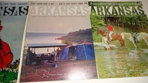 1966-67 Arknasas State Focal Point of Opportunity Magazines LOT (3) Hunting FISH - Bild 3 von 5
