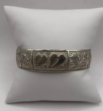 Hawaiian Floral Bangle Bracelet 30.8g 