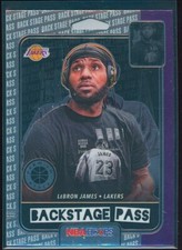 2019-20 Hoops Premium Backstage Pass #7 LeBron James