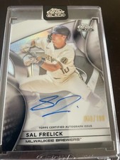 2025 Topps Chrome Black Sal Frelick Auto /199 Silver Refractor