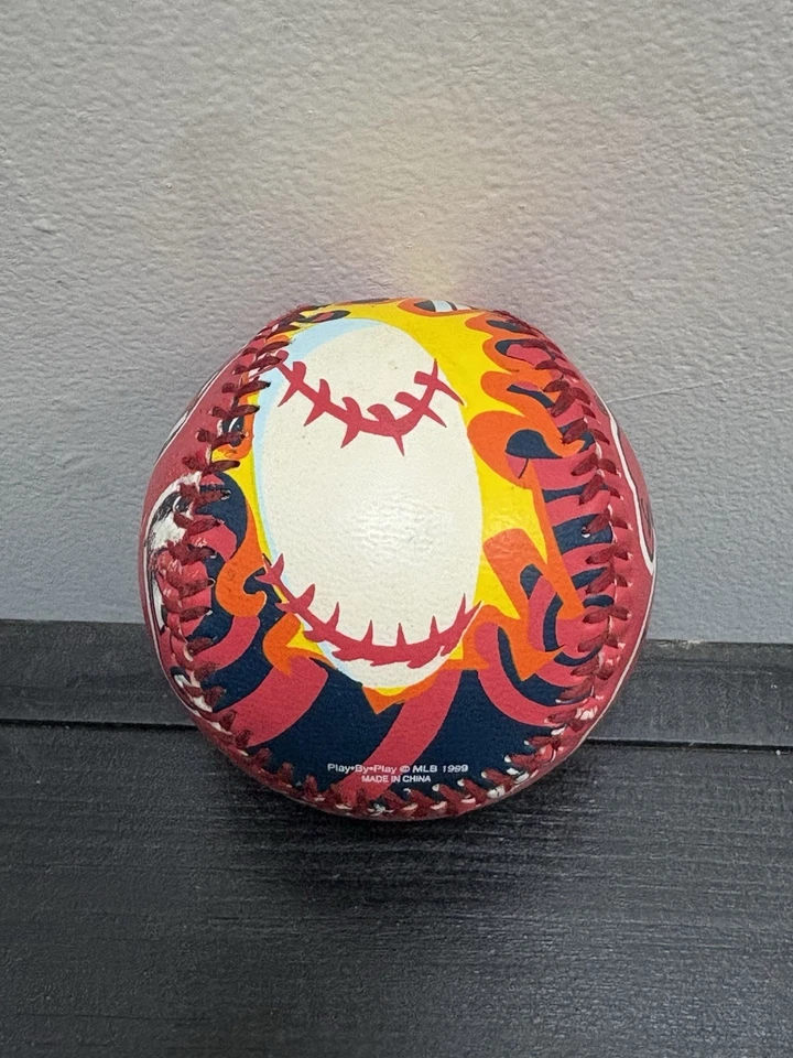 Cleveland Indians Fire Ball Play By Play 1999 Souvenir Baseball Ball - Image 3 of 4