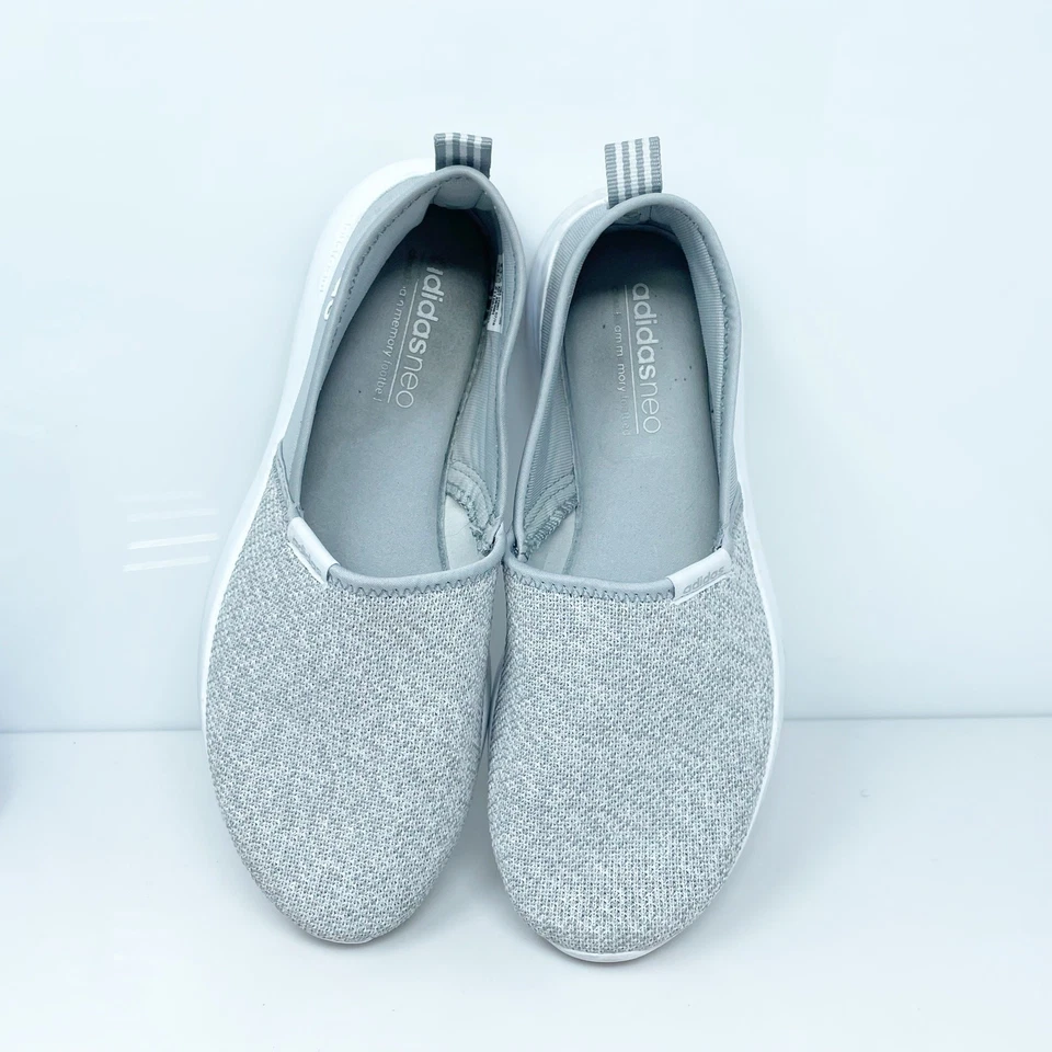 Adidas Mujer Cloudfoam Lite Racer AW4084 Gris Zapatos para Correr Tenis Talla 7 Foto 4 de 4