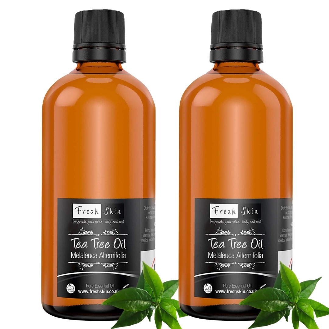200ml Tea Tree 100% Pure Essential Oil (2 x 100ml) - Melaleuca Alternifolia