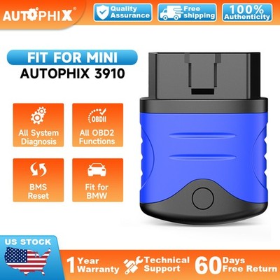 For BMW MINI OBD2 Code Reader Diagnostic EPB CBS ETC Battery Check Autophix 3910
