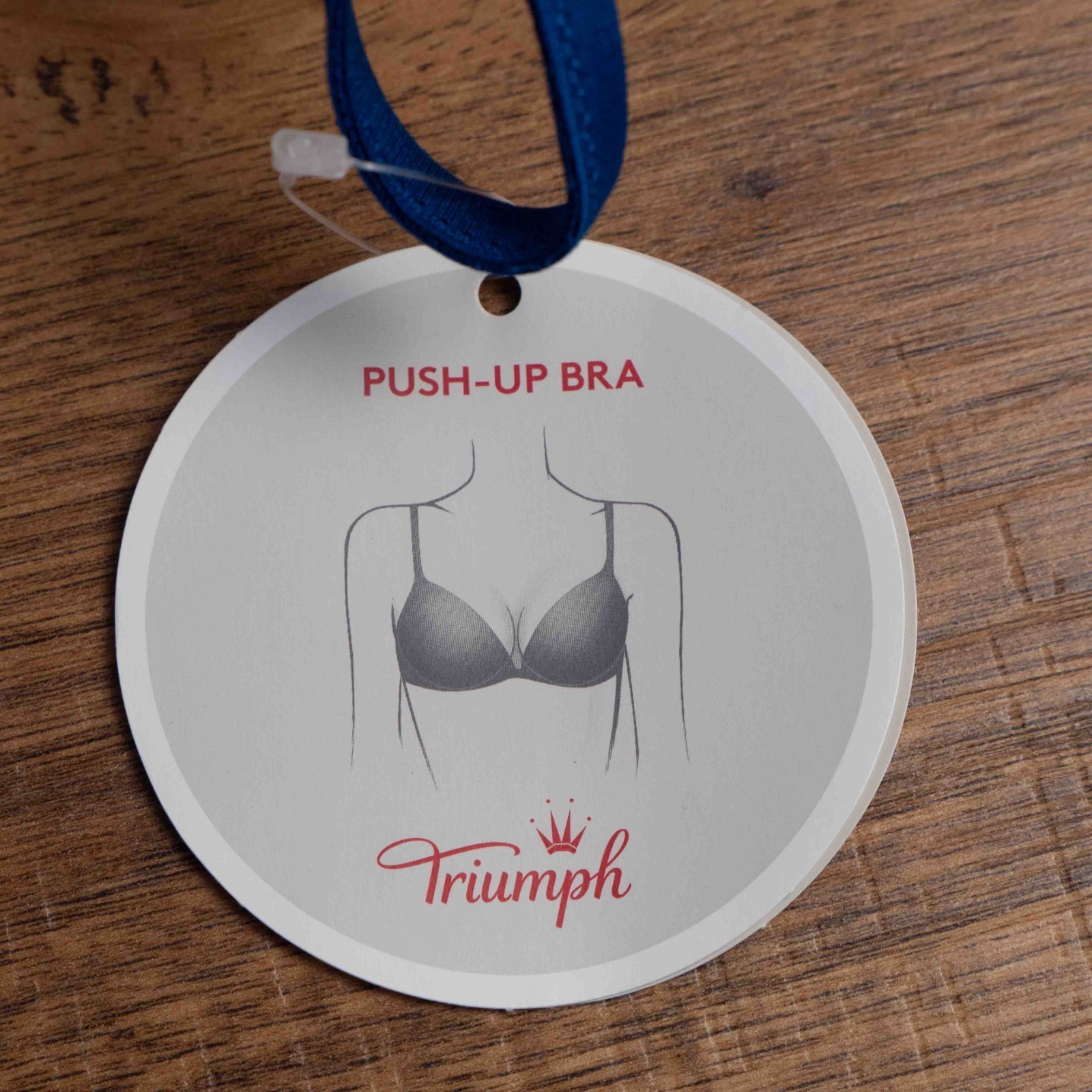 Triumph Blue 32B Balconette Bra Underwired Padded BNWT image 5