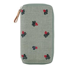 Hobonichi Techo Weeks Cover mina perhonen Light Berry Green Embroidered Japan