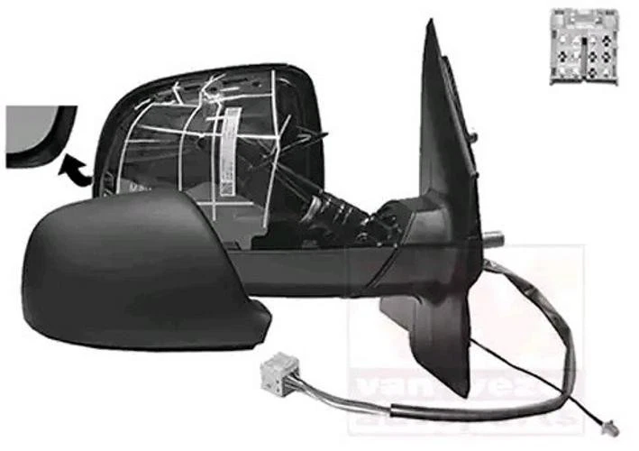 VAN WEZEL 5790826 Außenspiegel Seitenspiegel Rechts Konvex Beheizt - Bild 2 von 4