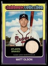 L66,714 - 2024 Topps Heritage Clubhouse Collection Relics #CCRMO Matt Olson