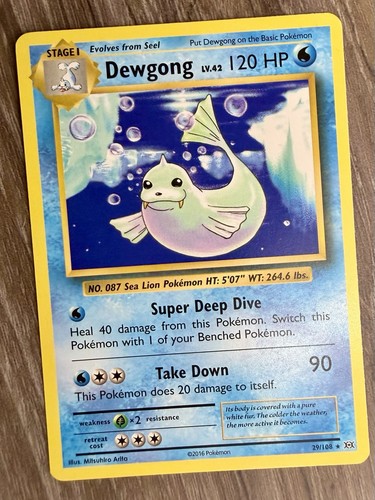 Dewgong Rare XY - Evolutions 29/108 LP Pokemon Card
