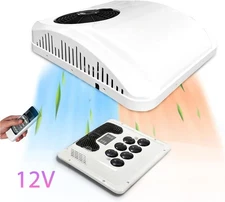RV Air Conditioner with Heat 12V Universal Rooftop AC Unit Van Air Conditioner