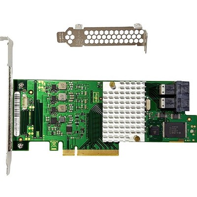 SAS HBA Card with LSI 9300-8i IT Mode & D3307 PCIe SATA Expansion Card, 8-Por...