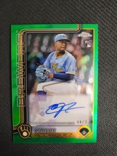 2025 Topps Chrome Rookie Autographs Carlos Rodriguez #RA-CR Green Refractor /99
