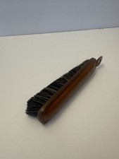Vintage 6.5'' Long Leather Shoe Shine Boot Brush Lint Brush