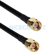 10 Ft SMA Male to Male RG58 Cable For Ham Amateur Radio Antenna Extension Cable