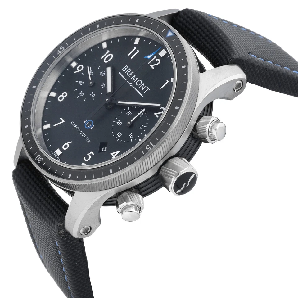 Bremont Boeing 247 Chronograph Black Dial 43mm Automatic Mens Watch BM247-BK-R-S - Image 2 of 4