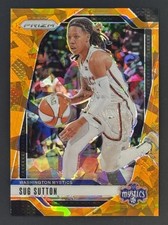 2024 Panini Prizm WNBA - Sug Sutton #51 Orange Ice Prizm (RC)