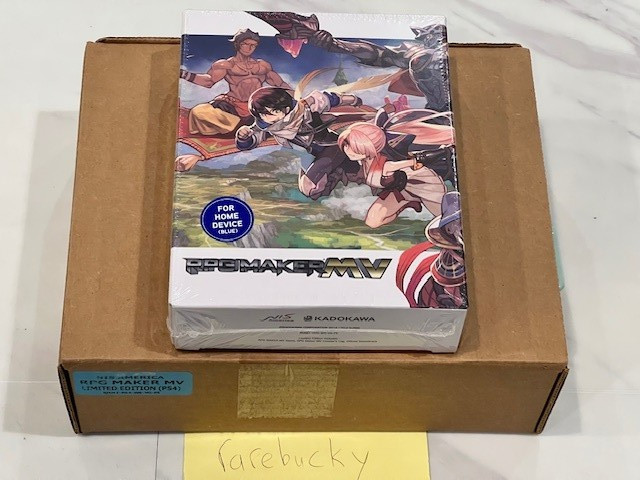 RPG Maker MV Limited Edition (PS4 Playstation 4) NEW SEALED MINT, US NIS!
