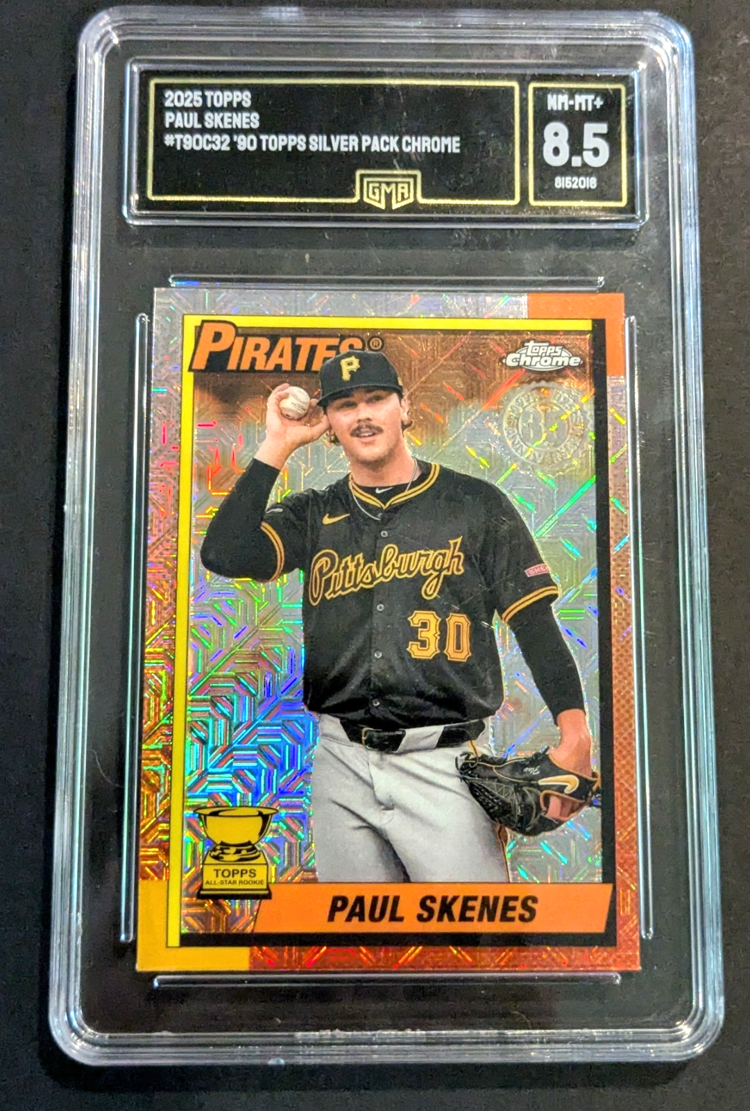 2025 Topps Series 1 - 1990 Topps Chrome Silver Pack Paul Skenes #T90C-32