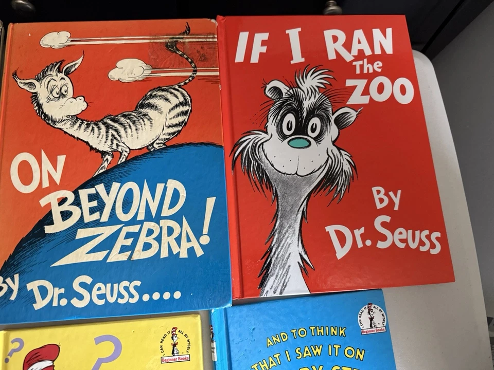 Full Lot 6 Banned Dr. Seuss Books RARE Lot Out Of Print Hardcover Acceptable Foto 3 de 4