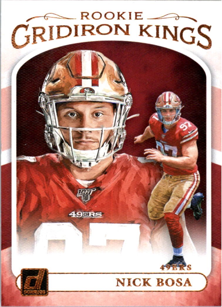 2019 Donruss Rookie Gridiron Kings #14 Nick Bosa - FB