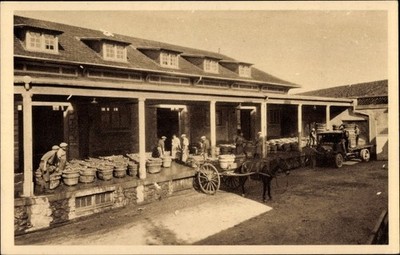 Postcard Marne, Champagne Louis Roederer, l'arrivee des Raisins au Pressoir - 10766007