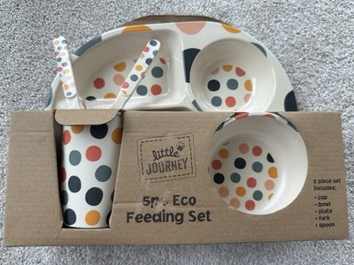 Little Journey Eco 5 Piece Kids Baby Eco Feeding Set