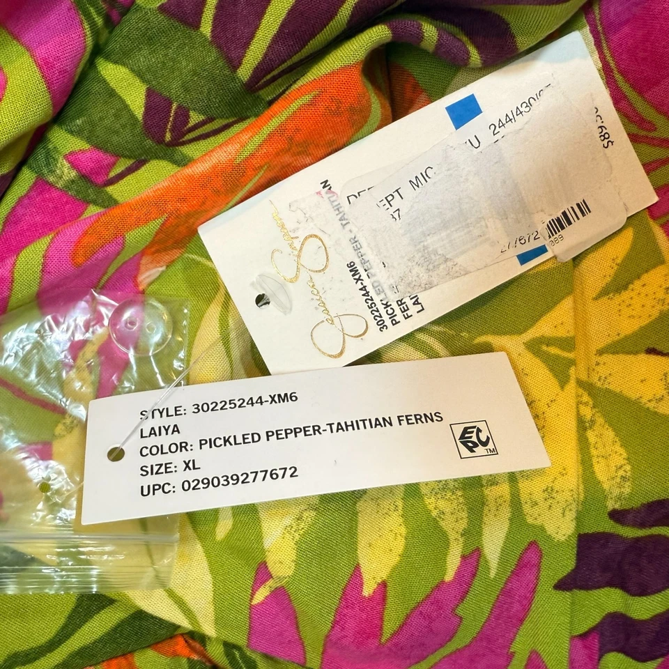 NUEVO Mamelucos Jessica Simpson Para Mujer Talla XL Correa de Espagueti Verano Laiya Foto 2 de 4