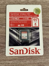 SanDisk 4GB Video HD SDHC Class 4 SD Card SDSDHV-004G-A15