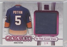 2017 Leaf ITG Used Gloves Off! Magenta /4 Denis Potvin #GO-06 HOF uk2