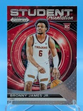 2024 Panini Prizm Draft Picks - Student Orientation Bronny James #12 RC - Silver