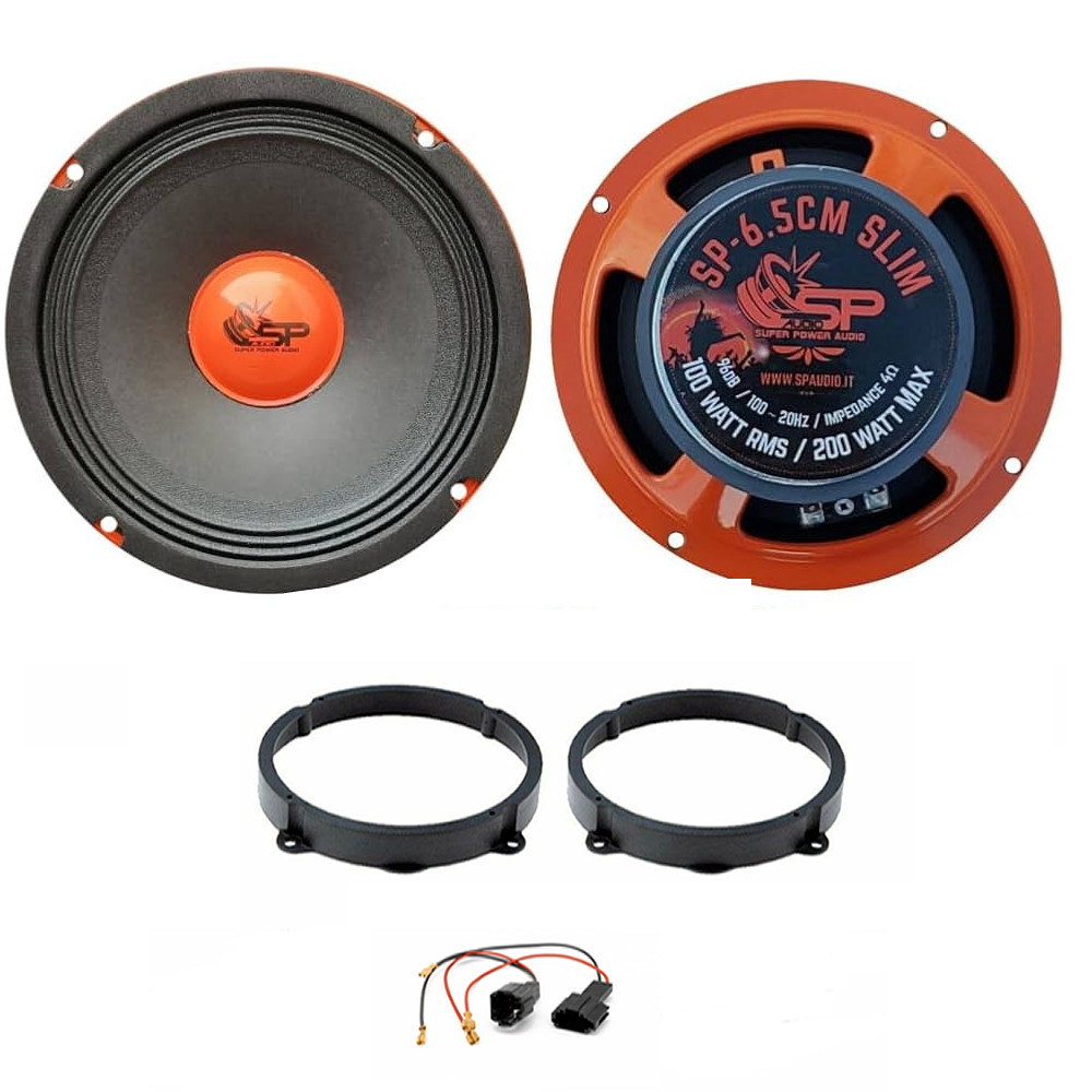 Sistema Audio SP AUDIO Professional Slim 165mm per Gruppo FIAT