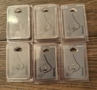 Nwt lot of 6 Claire's Titanium Nose Rings, 20G/.8mm